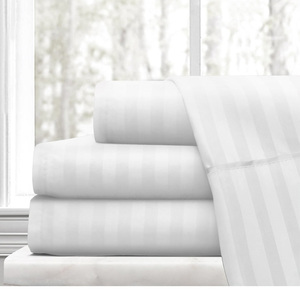 Juego de sábanas de <span class=keywords><strong>lino</strong></span> para cama de Hotel, juego de sábanas de algodón para hotel, funda de edredón, Sábana de cama, funda de almohada, proveedores de ropa de hotel - Product Image 3
