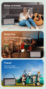 Portable pas cher petit <span class=keywords><strong>marshall</strong></span> étanche boîte à musique karaoké zélote <span class=keywords><strong>Mini</strong></span> LED haut-parleur de fête sans fil avec microphone - Product Image 6