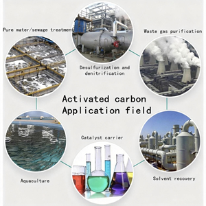 Kolengebaseerde actieve kool voor hoge benzene-adsorptie watervoorbehandeling voor de voedingsmiddelen- en drankenindustrie - Product Image 2