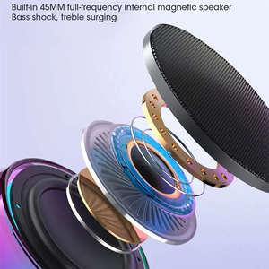 Hot bán mini Loa không dây di động chống thấm nước Đảng loa với RGB LED, <span class=keywords><strong>USB</strong></span> & giá thấp, món quà tuyệt vời - Product Image 3