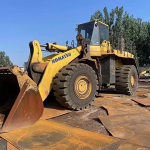 Chargeuse sur pneus KOMATSU WA600-6, capacité de 60 tonnes, équipement de construction lourd d'occasion, moteur Cummins, pompe Denison, modèle 2019 - Product Image 6