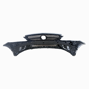 Conjunto de Parachoques Delantero para <span class=keywords><strong>Mercedes</strong></span>-Benz Clase <span class=keywords><strong>C</strong></span> 205 C200L C180L 2019-2022, Usado, Ensamblaje con Tornillos, Plástico+ABS, 1 Año de Garantía, Incluye Tornillos - Product Image 4