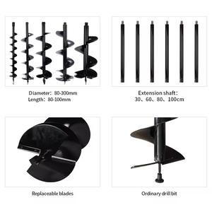 Perforadora usada Transporte Pequeño Taladro de Roca Fuerte <span class=keywords><strong>Estacas</strong></span> de tierra Máquina perforadora de 2 tiempos - Product Image 6