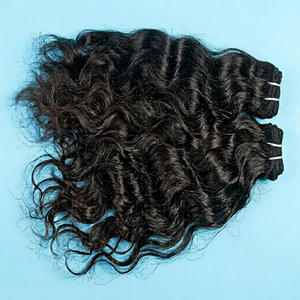 Extensiones de Cabello Humano Indio Remy Virgen 100% Natural Sin Procesar, Color Natural, Económicas, 100g, Precio por Paquete - Product Image 1
