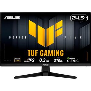 Moniteur de jeu Asus TUF Gaming 24,5 pouces 1080P Fast IPS 310Hz 0,3 ms Compatible G Sync - Product Image 1