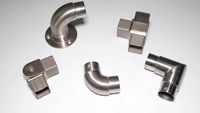 Moderne Edelstahl-Geländerzubehör-Serie 304 316 für Treppen und Balkone – Glas-Kabel-Handlaufhalterung für Villen