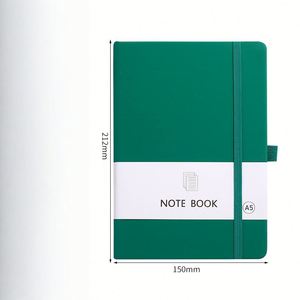 สมุดโน้ต X418 ปกหนัง PU แบบแข็ง พร้อมสายรัด ขนาด A5 สามารถสกรีนโลโก้ได้ - Product Image 4