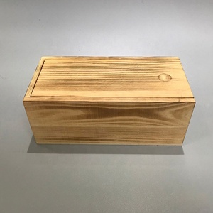 Bán buôn chưa hoàn thành hộp gỗ giá rẻ để đóng gói hộp gỗ rắn với nắp trượt - Product Image 4