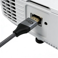 Câble HDMI 2.1 ultra haute vitesse Qiulink 8K 60Hz 4K 120Hz 48 Gbps pour jeux, téléviseur, moniteur, PS5, Xbox