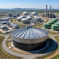 Digesteur anaérobie en acier boulonné à haute efficacité - Matériel de traitement des eaux usées industrielles