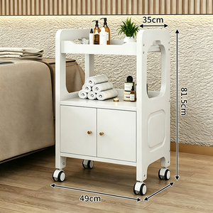 Chariot de Salon Moderne en Métal, Chariot de Coiffure Roulant, Meuble de Rangement pour Maquillage, Mobilier de Studio de Beauté - Product Image 2