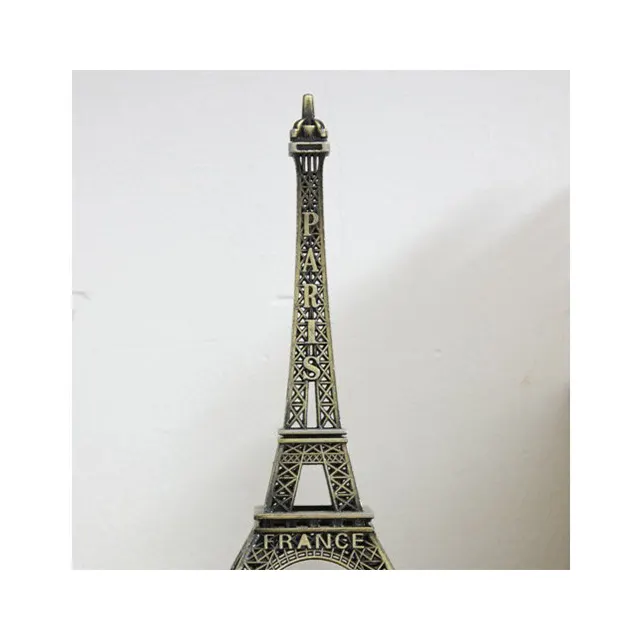 8-60cm Bronze Paris Tower Effel Tower Metal Crafts Figurine Statue Model Home Decor Souvenir Model Kids Toys For Children