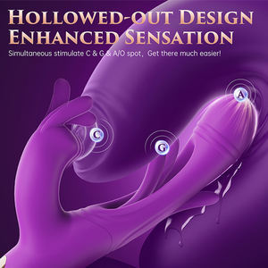 Juguete Sexual 3 en 1 para Adultos, Vibrador con Estimulación de Clítoris y Punto G, Vibrador Conejo, Dildo para Mujeres - Product Image 3