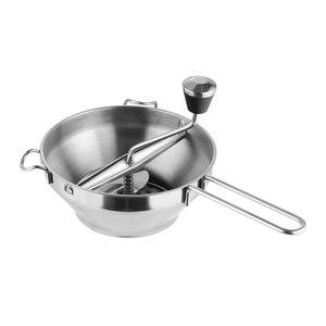 Moulin à Aliments Manuel Rotatif en Acier Inoxydable Durable avec 3 Disques de Broyage pour Cuisine : Mixeur, Râpe à Confiture, Presse-Purée - Product Image 4