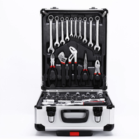 Ensemble d'outils en aluminium de 151 pièces, valise portable, combinaison de matériel, mini-ensemble d'outils de nouveauté