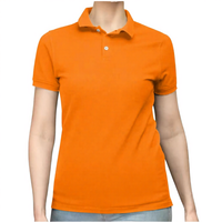 Camisas de Mujer de Alta Calidad, Tendencia 2026, Color Naranja, Algodón Transpirable, la Mejor Tela para Camisas, Estilo Casual