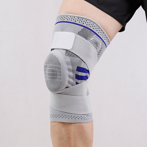 Genouillère unisexe réglable en nylon avec coussinets de soutien pour l'arthrite et <span class=keywords><strong>protection</strong></span> par ressort - Product Image 2