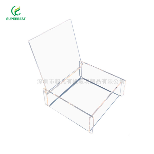 Custom Acrylic Merchandise Boxes Display Racks Acrylic Plastic Boxes Customizable Acrylic Storage Boxes Display Racks