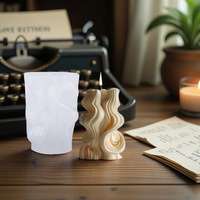 Neue Ideen Welle Aromatherapie Kerzenform Silikon DIY Diffusor Stein Dekorative Ornamente Kreuz Exklusive Unregelmäßige Form
