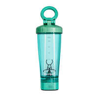 Botol Shaker Protein Pintar 600ml Isi Ulang USB Bebas BPA Ramah Lingkungan Aman untuk Mesin Cuci Piring Logo Kustom Kabel Data Tipe-C Tutup Sedotan