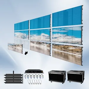 P4.81 Easy Installation Transparent Led Display Shopping Center Led Display Transparent Advertising Screen