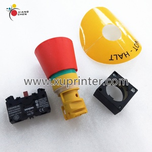 Nouveau bouton d'arrêt d'urgence original WD 3SB3400-0C avec contacts auxiliaires pour pièces d'impression offset Roland - Product Image 6