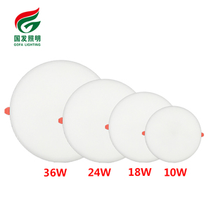 <span class=keywords><strong>Gofa</strong></span> — panneau lumineux Led encastrable sans cadre, éclairage rond et Ultra fin, 10/18/24/36W - Product Image 2