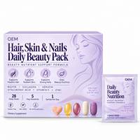 Pack Nutrition Quotidienne Cheveux, Peau & Ongles Marque Blanche avec Biotine, Zinc, Vitamine C, Collagène – Fabricant de Suppléments OEM ODM