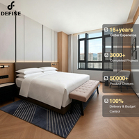 Solution clé en main pour projets hôteliers : Mobilier d'hôtel de luxe 5 étoiles, panneaux muraux en bois, mobilier d'appartement, ensembles modernes pour chambres d'hôtel.