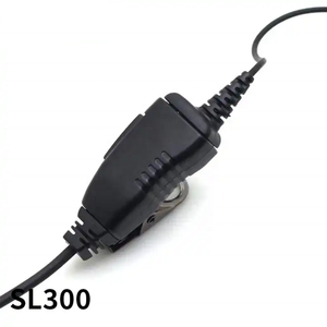 SL300 g hình dạng tai nghe với mic <span class=keywords><strong>PTT</strong></span> cho Motorola sl7550e sl1600 sl2600 sl7590 sl4000 sl1k sl2m sl8050 pmln7189a hai cách phát thanh - Product Image 3