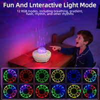Musique Morden haut-parleur projecteurs veilleuses USB rechargeable rvb lampes de table salon chevet LED Smart Home Decor Light