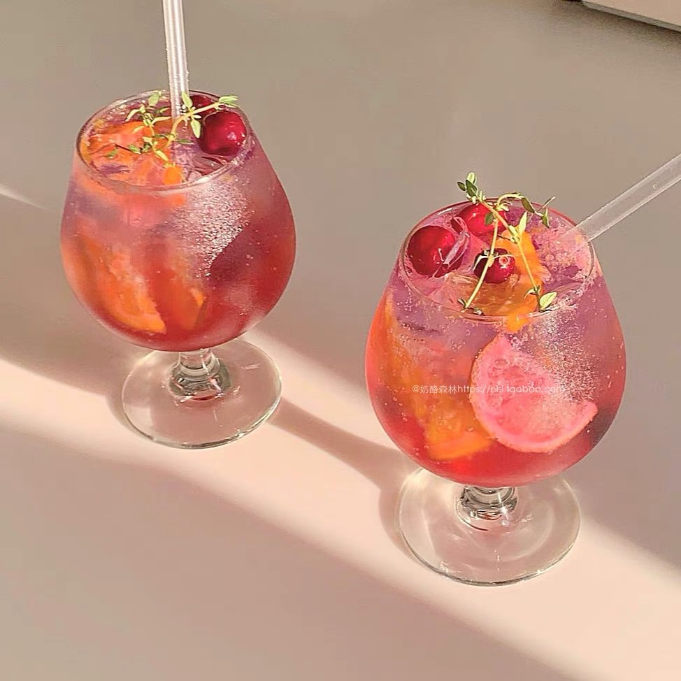 Hot Selling  Clear Cup Drinking High-quality Lead-free Crystal brandy glass