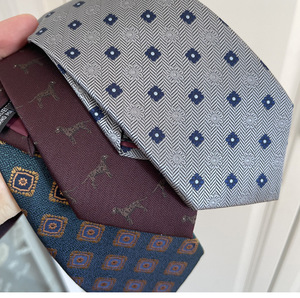 <span class=keywords><strong>Corbata</strong></span> de cuello con estampado personalizado británico de boda Retro coreana, ropa Formal de 8CM, corbatas de negocios profesionales para hombres a rayas - Product Image 5