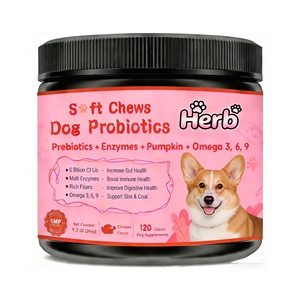 Probiótico de Marca Privada OEM/ODM para Perros, Favorece la Salud Digestiva, el Equilibrio Intestinal y el Sistema Inmunitario, Suplemento en Tabletas Masticables Blandas - Product Image 1