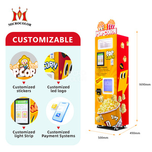 Máy <span class=keywords><strong>Popcorn</strong></span> tự động màn hình cảm ứng với 2 hương vị Thương mại thông minh <span class=keywords><strong>Popcorn</strong></span> Maker Snack <span class=keywords><strong>Popcorn</strong></span> Máy bán tự động - Product Image 3