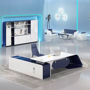 Muebles de Oficina KD-43, Fabricados en China, Muebles de Oficina de Lujo para Jefes, Mesa de Jefe, Escritorio de Gerente, Escritorio de Director Ejecutivo - Product Image 3