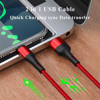 Cable USB Trenzado de Nailon al por Mayor de Fábrica, Cable de Carga Tipo C