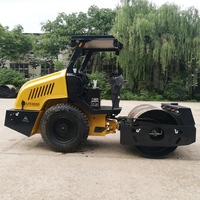 Nouvelle rouleuse vibrante LTS204H à forte force de vibration de 4 tonnes avec moteur à tambour unique, roulement et engrenage pour le compactage du sol