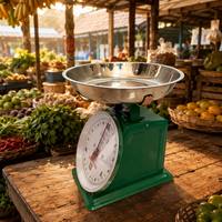 Báscula de Cocina de Acero Inoxidable para Pesar Granos y Alimentos