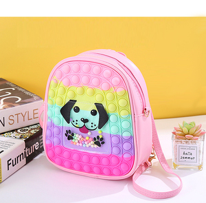 Sac à dos anti-stress pour adolescentes, sac à bulles, jouets sensoriels à presser, sac d'école pour filles - Product Image 4