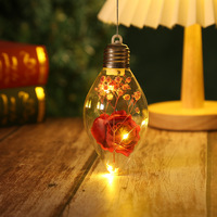 Ampoule LED décorative en forme de fleur avec lumières féériques roses blanc chaud, ornement suspendu, décoration romantique pour la maison, cadeau, vente en gros