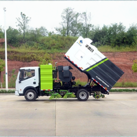 Balayeuse routière à aspiration avec empattement de 3308 mm et MIV de 7360 kg pour le nettoyage des rues, des places, des parkings et des zones industrielles