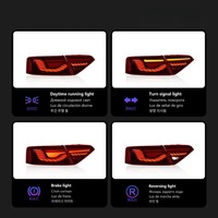 A5 Rücklicht 2008-2016 RGB Plug & Play Upgrade LED Modifizierte Rück leuchte Tagfahrlicht Auto Auto Zubehör für Audi
