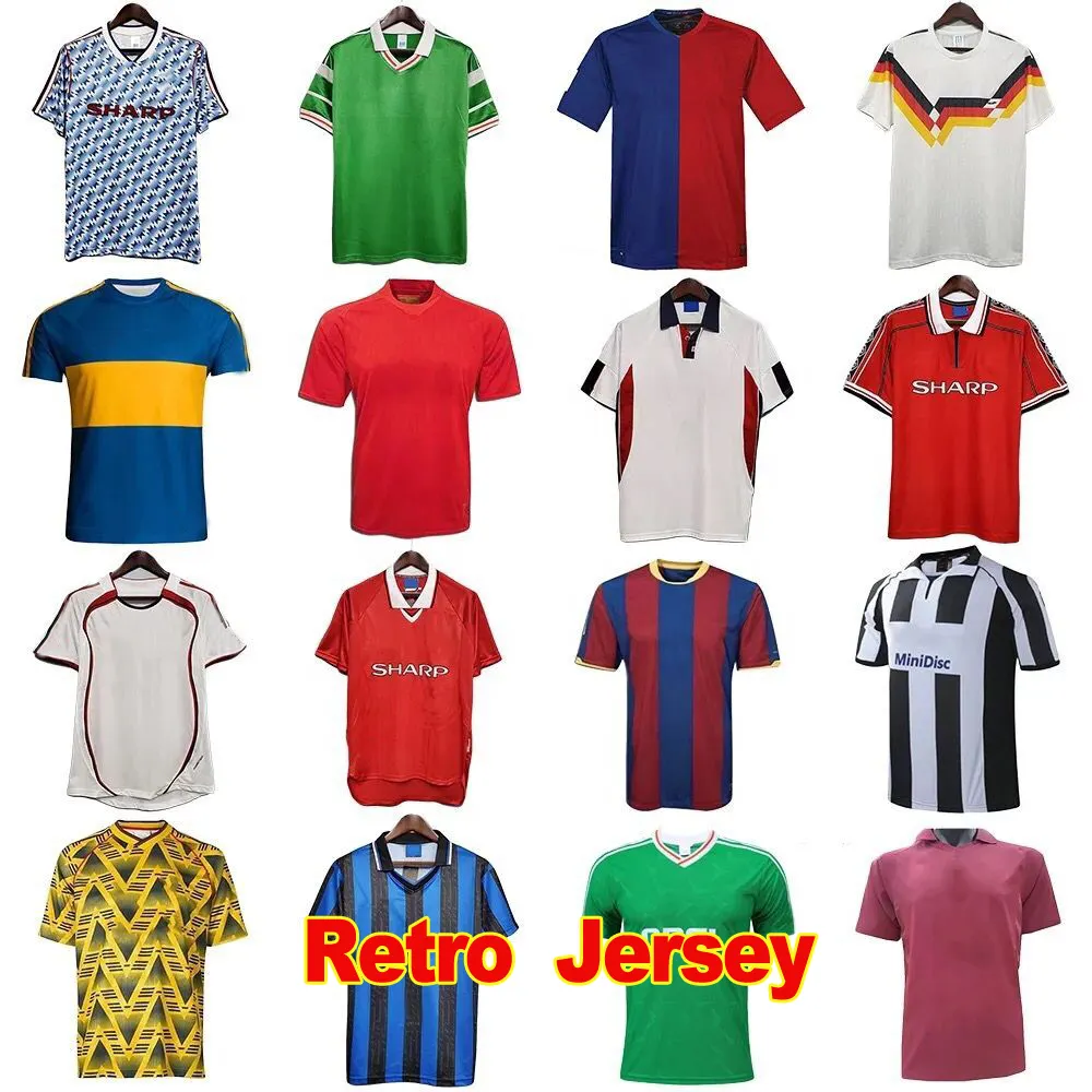Оптовая продажа, тайские качественные ретро футбольные майки, футбольные рубашки, сублимационная футбольная одежда, ретро джерси на заказ