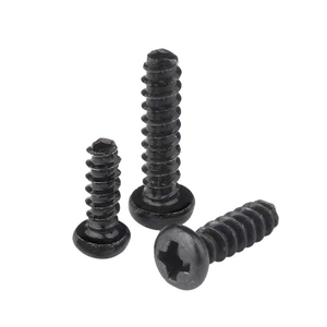 M1.4 m1.7 M2 m2.3 m2.6 M3 M3.5 M4 M5 đen mạ niken Phillips Pan đầu tự khai thác chủ đề hình thành vít cho nhựa - Product Image 5