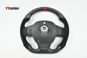Volant de course personnalisé en fibre de carbone véritable et suède italien YTcarbon pour <span class=keywords><strong>Megane</strong></span> 4ème génération RS <span class=keywords><strong>CC</strong></span> <span class=keywords><strong>GT</strong></span> - Product Image 6