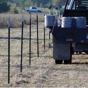Amerikan/kanada pazarına çiftlik çiti için yeşil boyalı çivili T post