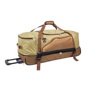 Custom Multi-Functional <b>Wheeled</b> Travel <b>Duffle</b> <b>Bag</b> Modern Rolling Luggage 2 Wheels Durable Handle Shoulder Strap OEM Manufacturer - Product Image 1