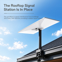 Support de montage à dégagement rapide Starlink pour antenne standard avec installation en une seule étape, matériau PC+ABS, utilisation en extérieur