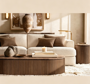 Mesa Minimalista Moderna con Estructura Estable de Contacto con el Suelo, Aspecto Elegante de Bajo Perfil, Ideal para Sala de Estar Contemporánea - Product Image 1